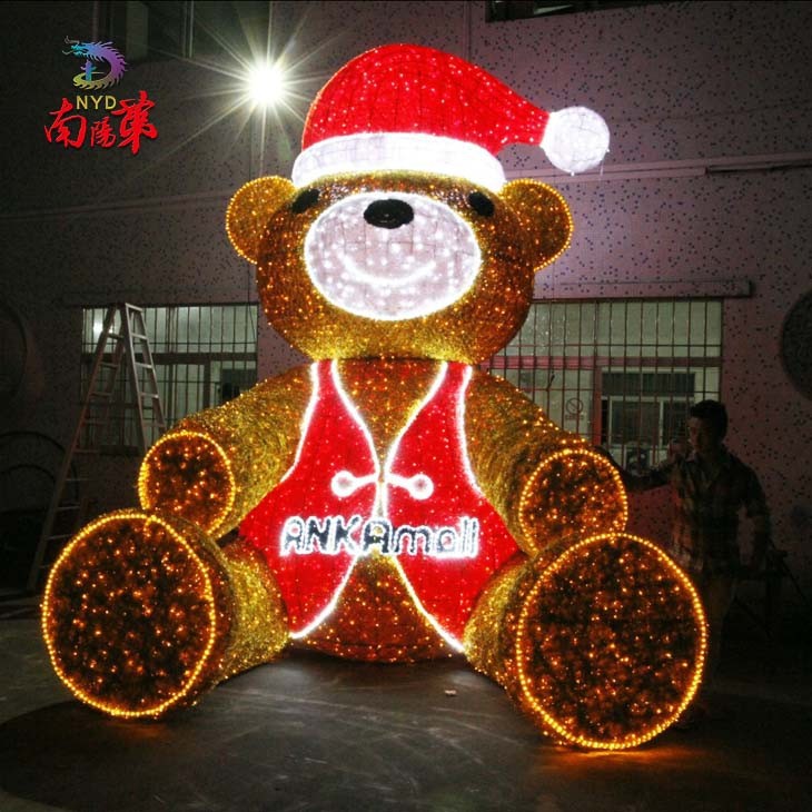 Teddy Bear Outdoor Christmas Decorations