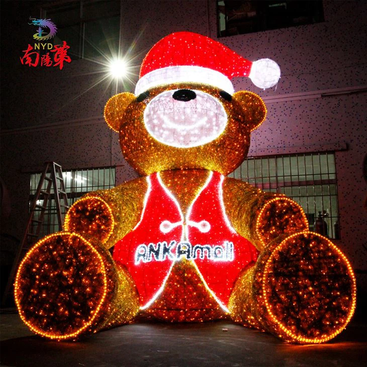 Outdoor Christmas Decorations Large Led Bear