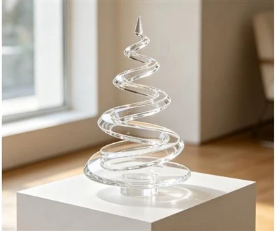 Acrylic Spiral Christmas Tree