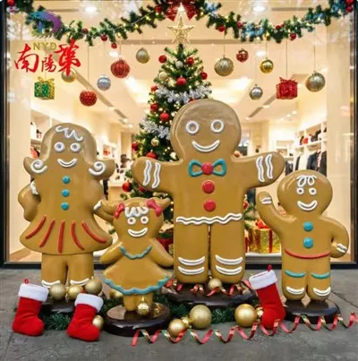 Giant Fiberglass Gingerbread Man