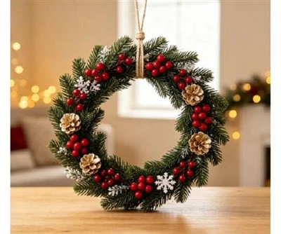 Hanging Christmas Wreath Decoration