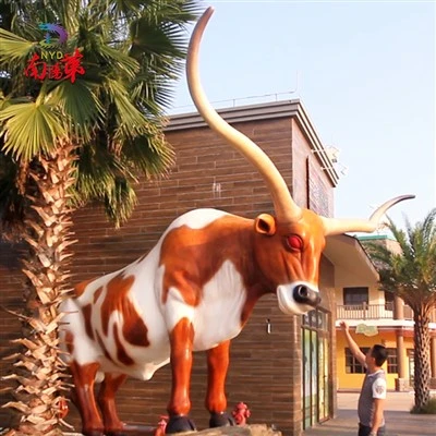 Large Dynamic Bull Sculpture