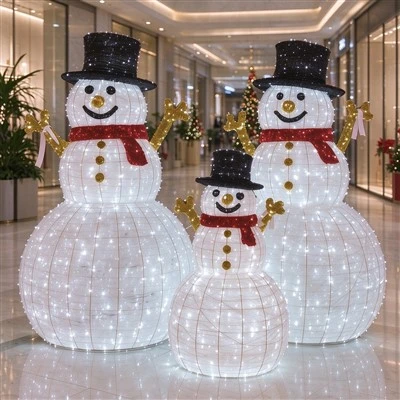 LED Christmas Snowman Light