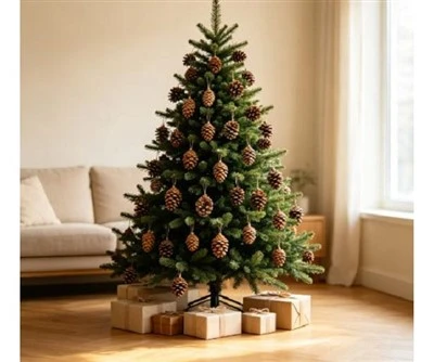 Pinecone Decorated Christmas Tree